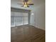 Cozy living space featuring hardwood floors, white walls and window at 2041 Olive Springs Rd, Marietta, GA 30060