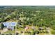 Aerial view showcasing the property's location within a lush, green neighborhood at 282 Oak Rdg, Auburn, GA 30011