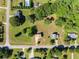 Aerial view showcasing the neighborhood, homes, and green spaces in the community at 282 Oak Rdg, Auburn, GA 30011