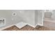 Laundry Room with vinyl floor, light gray walls and laundry hook ups at 3477 Ivy Birch Way, Buford, GA 30519