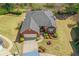 Aerial view of home with an attached two-car garage at 224 Prominent Loop, Mcdonough, GA 30253