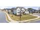 Elegant home with a lush green lawn, sidewalk and well-maintained landscaping at 5247 Flannery Chase Sw, Powder Springs, GA 30127