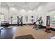 Spacious gym with free weights, Century heavy bag, and other exercise equipment at 951 Glenwood Se Ave # 1805, Atlanta, GA 30316