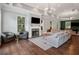 Inviting lounge area with cozy seating, fireplace, and large windows, ideal for relaxation at 951 Glenwood Se Ave # 1805, Atlanta, GA 30316