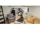 Spacious finished basement featuring an exercise area, Gathering room and lots of storage space at 3533 Keswick Dr, Atlanta, GA 30341