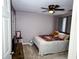 Comfortable bedroom with carpet and ceiling fan at 1185 Charter Club Dr, Lawrenceville, GA 30043