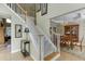 Bright foyer with hardwood floors and staircase leading to the second floor at 352 Hickory Haven Ter, Suwanee, GA 30024