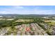Areal view showing community of homes and green spaces nestled in a scenic landscape at 39 Summer Nw Pl, Cartersville, GA 30121