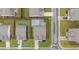 Aerial showcasing the backyard pool, with landscaping and a privacy fence at 39 Summer Nw Pl, Cartersville, GA 30121
