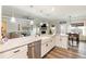 View of kitchen with stainless steel appliances and a large island at 39 Summer Nw Pl, Cartersville, GA 30121