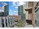 This balcony offers expansive city views at 845 Spring Nw St # 408, Atlanta, GA 30308