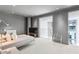 Spacious bedroom featuring a television, modern decor, and lots of natural light at 845 Spring Nw St # 408, Atlanta, GA 30308