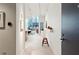Hallway with art, views of living area, and a modern aesthetic at 845 Spring Nw St # 408, Atlanta, GA 30308