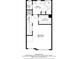 Detailed floor plan showcasing bedroom, bathroom, and closet layout on a level of the home at 1227 Ashford Creek Ne Park, Atlanta, GA 30319