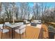 Spacious outdoor patio with dining and lounge area, perfect for entertaining at 1241 Briarcliff Ne Rd, Atlanta, GA 30306
