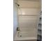 Modern bath and shower combination with subway tiles and built in shower caddy at 5250 Mountain Village Ct, Stone Mountain, GA 30083