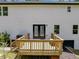 Backyard deck with stairs at 212 Lake Forest Dr, Acworth, GA 30102