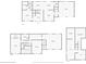 Detailed floor plan showcasing the layout of the second level and basement at 212 Lake Forest Dr, Acworth, GA 30102