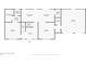 Floor plan displaying dimensions of the rooms and layout of the first floor at 212 Lake Forest Dr, Acworth, GA 30102