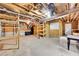 Large unfinished basement area featuring utility access and plenty of room for storage at 2929 Alberta Dr, Marietta, GA 30062