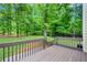 Inviting outdoor deck, perfect for entertaining or relaxing with views of the lush green backyard at 2929 Alberta Dr, Marietta, GA 30062