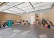 Garage containing stored boxes and personal belongings at 3133 Dunton Se St, Smyrna, GA 30080