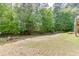Spacious backyard featuring a lawn and wooded area at 4530 Bogan Gates Dr, Buford, GA 30519