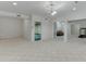Large, open basement with neutral walls and recessed lighting at 4530 Bogan Gates Dr, Buford, GA 30519
