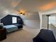 Spacious bedroom with vaulted ceilings, modern lighting and plenty of room for sleeping and relaxing at 4530 Bogan Gates Dr, Buford, GA 30519