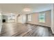 Spacious open basement area featuring laminate flooring, ideal for entertaining at 3363 Linton Ln, Marietta, GA 30066