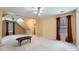 The spacious bonus room features two windows with vaulted ceilings and natural lighting at 3363 Linton Ln, Marietta, GA 30066