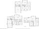A birds eye view of the floor plans for the home at 3363 Linton Ln, Marietta, GA 30066