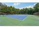 Well-maintained community tennis courts surrounded by lush greenery and mature trees at 3537 Castle View Ct, Suwanee, GA 30024
