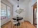 Bright breakfast nook with hardwood floors next to kitchen area at 3695 Highway 140, Rydal, GA 30171
