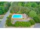 Aerial view of neighborhood pool and amenities at 1043 Lexus Dr, Lawrenceville, GA 30045