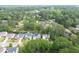 An aerial view of a residential area featuring beautiful homes surrounded by lush trees and greenery at 533 Beecham Dr, Smyrna, GA 30082