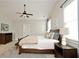 This bedroom offers a ceiling fan, large windows, bench and traditional decor at 533 Beecham Dr, Smyrna, GA 30082