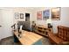 Bright office space with large monitors, bookshelves, and a leather armchair at 533 Beecham Dr, Smyrna, GA 30082