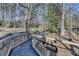 Elevated wooden pathway offering beautiful views of the park's natural landscape at 1450 Holly Bank Cir, Atlanta, GA 30338