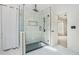Bright bathroom with a seamless glass shower and an ensuite at 1625 Summit View Way, Snellville, GA 30078