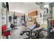 Home gym equipped with weights and equipment for a complete workout routine at 1625 Summit View Way, Snellville, GA 30078