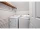 A practical laundry area equipped with a washer and dryer, ready for convenience at 1625 Summit View Way, Snellville, GA 30078