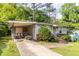 Single story home with light blue siding, carport, small front yard with garden at 120 Turman Se Ave, Atlanta, GA 30315
