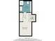 Here's a floorplan showcasing the bonus room, hall, bath, and spiral staircase for the home at 136 Peachtree Memorial Nw Dr # Va2, Atlanta, GA 30309