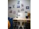 Office space with desk, chair, and decorated wall at 1452 Mercer Ave, Atlanta, GA 30337