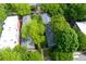 An aerial view of the property showcasing its surrounding greenery and neighborhood at 986 Greenwood Ne Ave # 4, Atlanta, GA 30306
