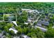 Real estate aerial view of the North Highland Avenue apartment building and surrounding neighborhood at 986 Greenwood Ne Ave # 4, Atlanta, GA 30306