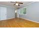 Bedroom with hardwood floors, lots of space, and a window at 986 Greenwood Ne Ave # 4, Atlanta, GA 30306