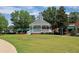 Picturesque white gazebo set on a lush green lawn offering a charming and relaxing outdoor setting at 116 Via Roma, Woodstock, GA 30188