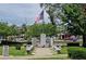 Veterans Memorial Park featuring monuments and an American flag, commemorating service and sacrifice in a tranquil outdoor space at 116 Via Roma, Woodstock, GA 30188
